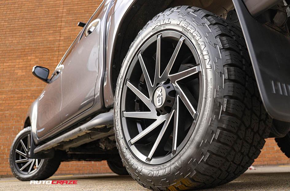 TOYOTA HILUX N80 4WD CYCLONE SATIN BLACK MILLED 